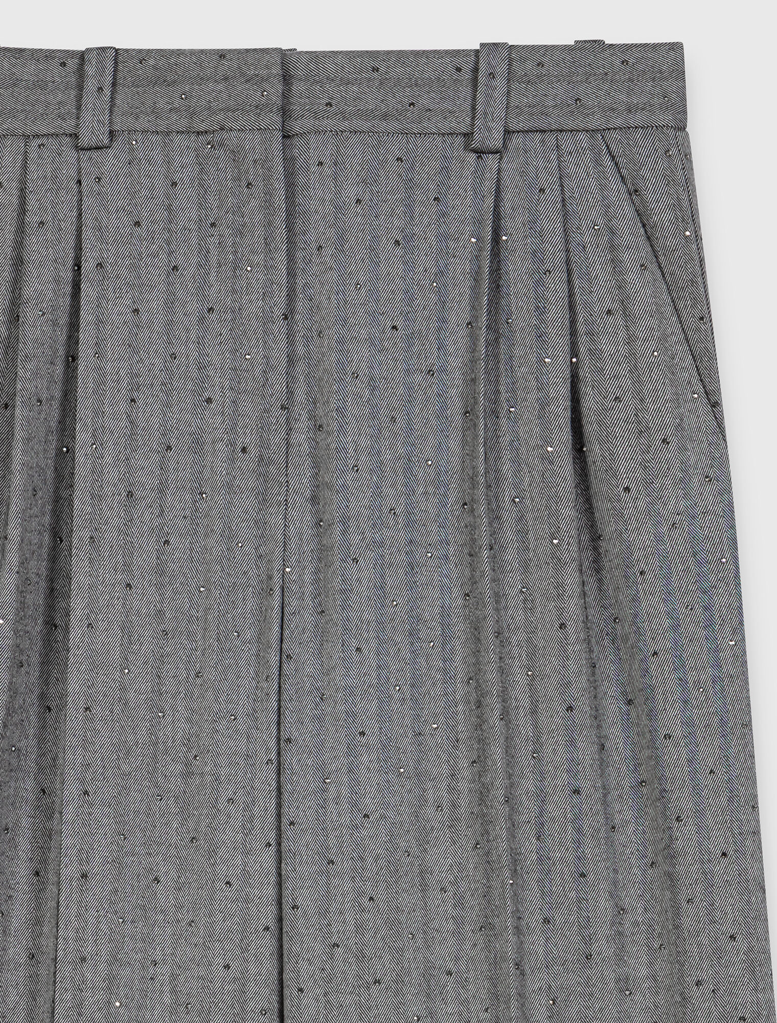 Rhinestone suit trousers