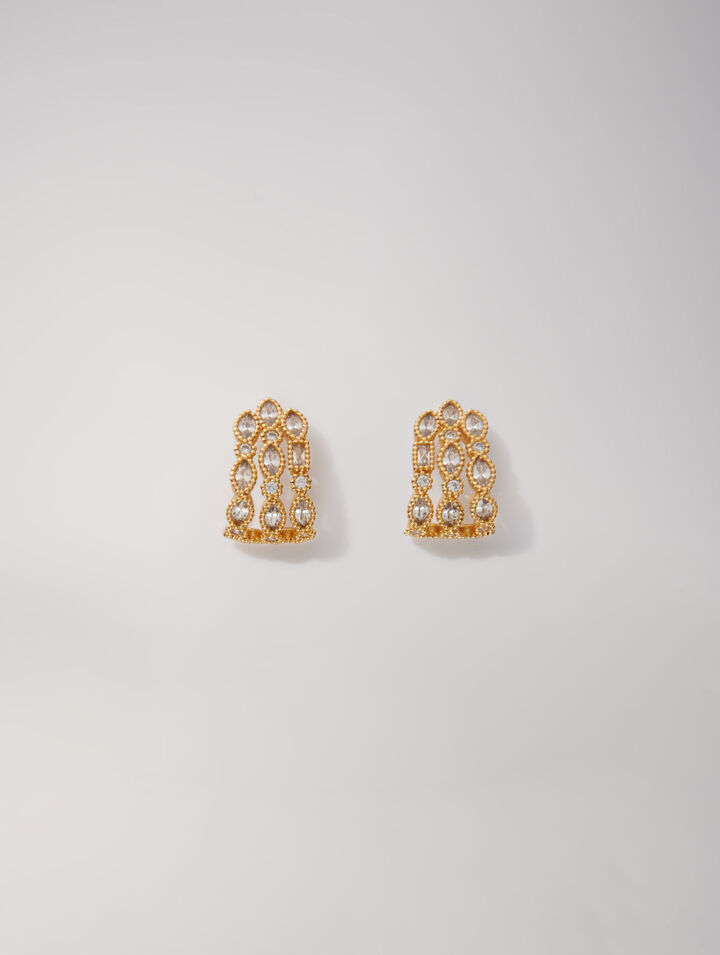 Rhinestone earrings