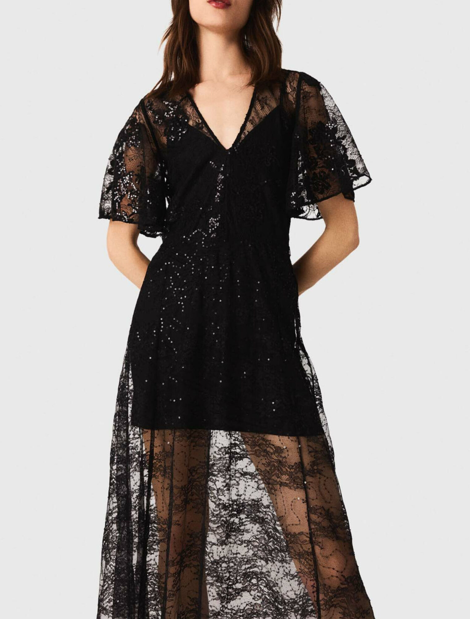 Lace maxi dress