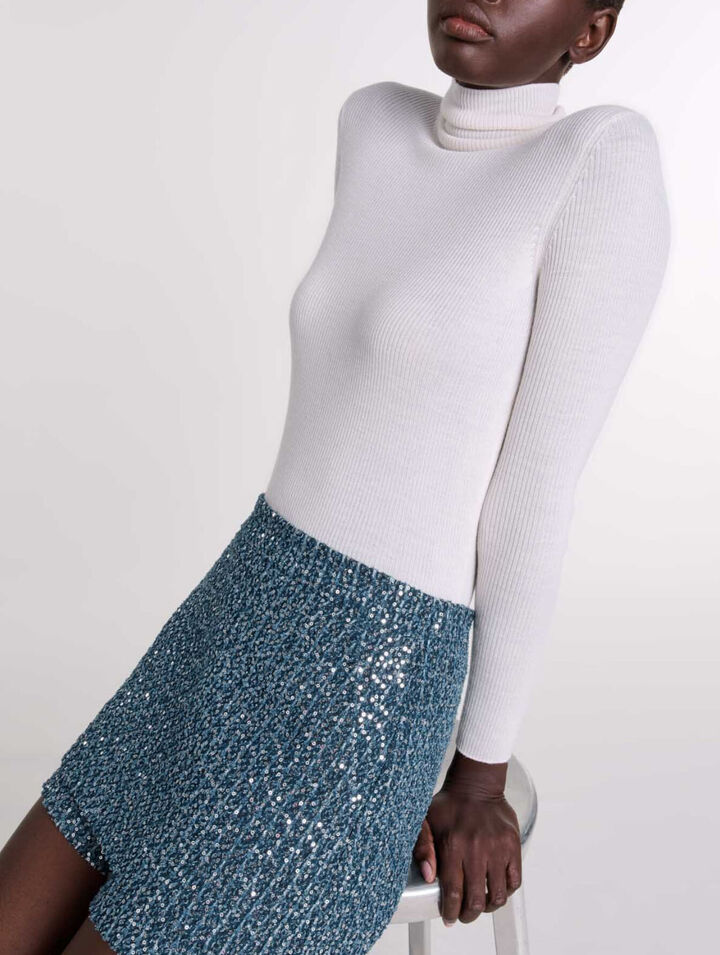 Tweed illusion shorts