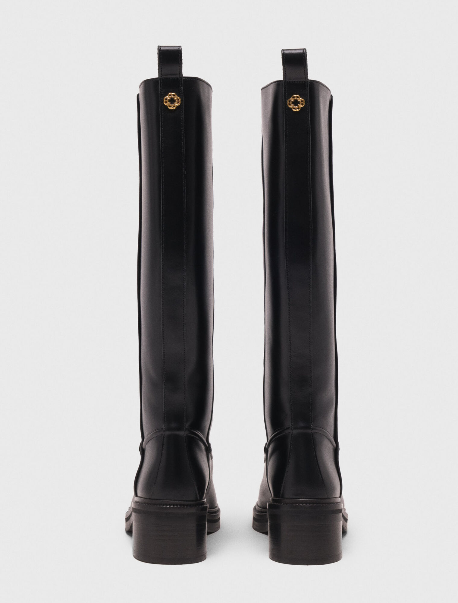 Leather boots