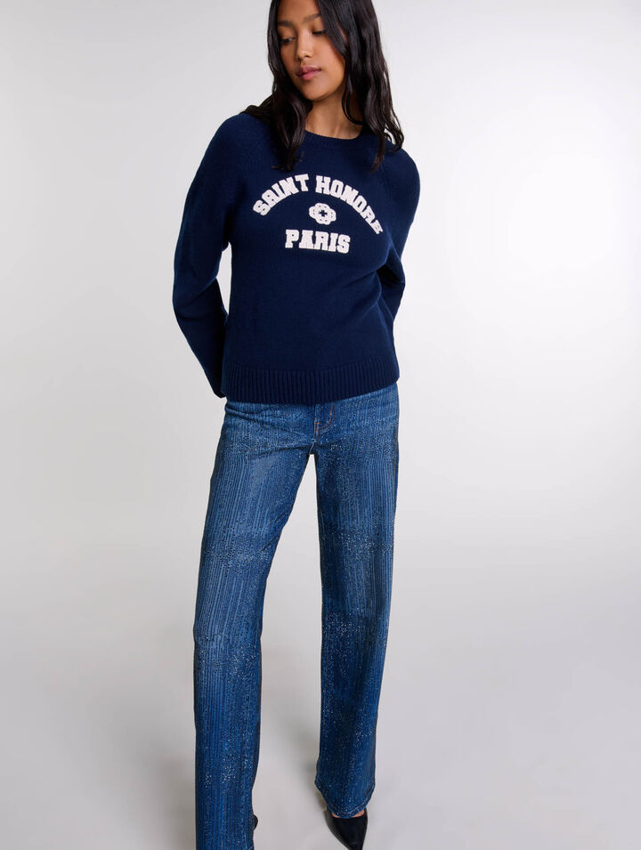 Rhinestone jeans