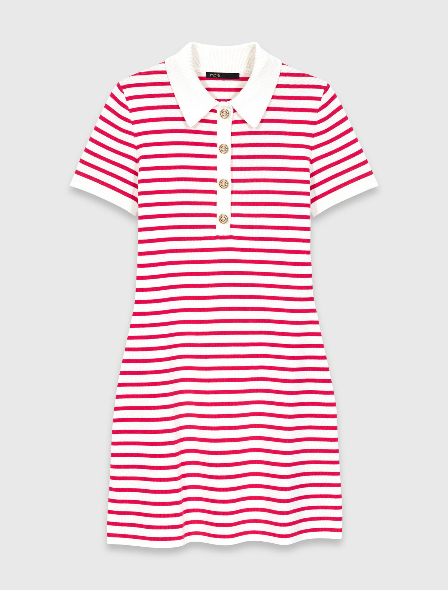 Striped polo dress