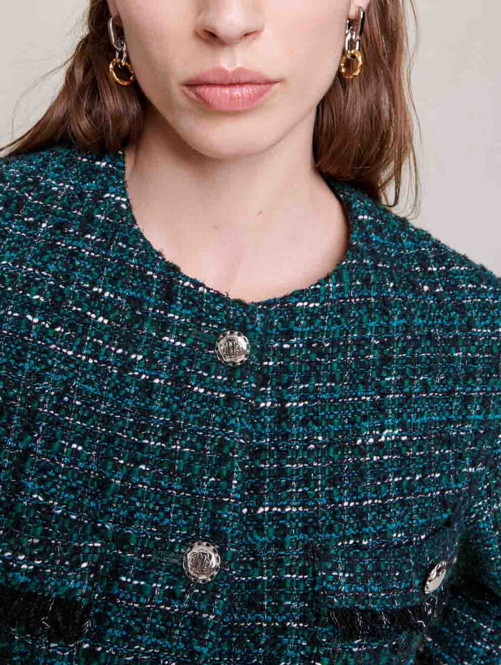 Short tweed jacket