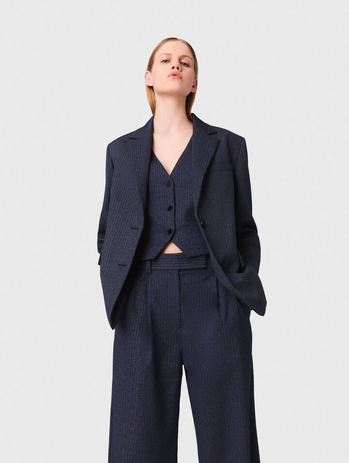 Rhinestone suit jacket