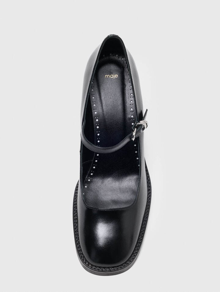 Leather Mary Janes