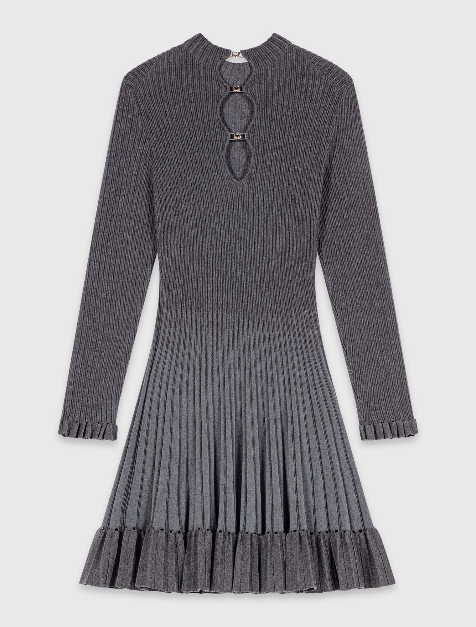 Short gradient knit dress