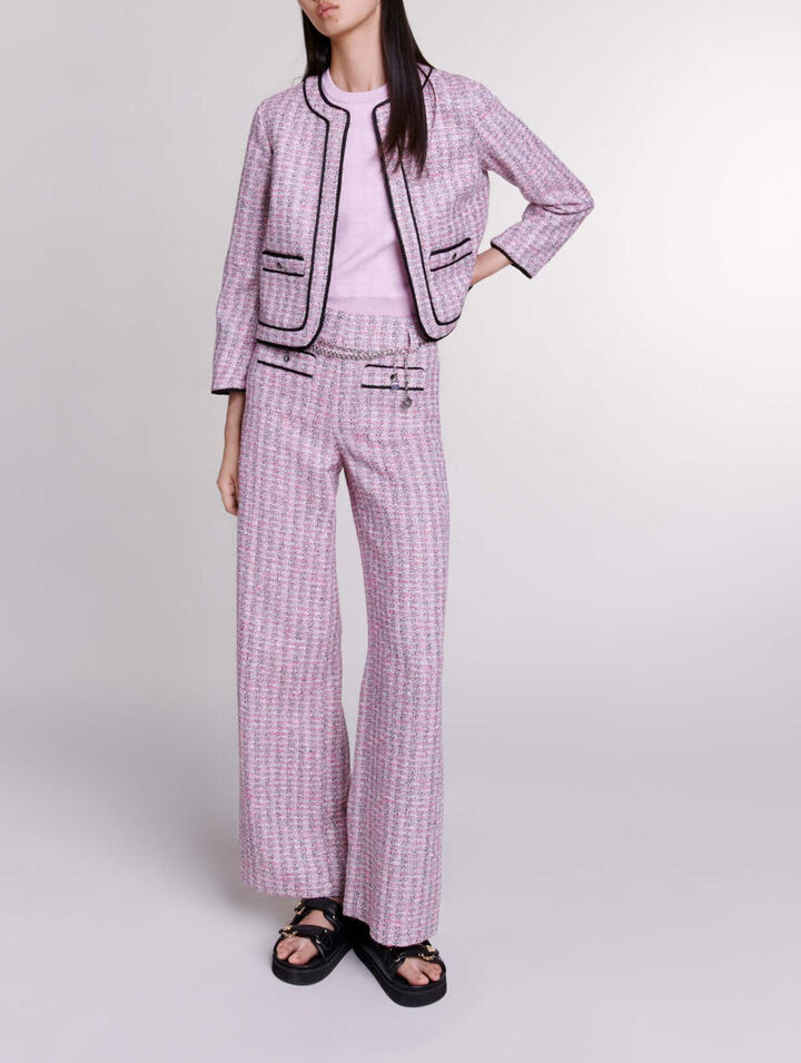 Short tweed jacket