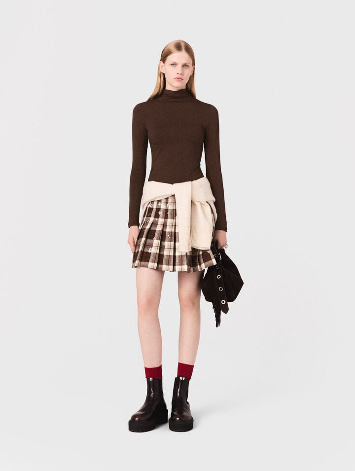 Roll neck T-shirt