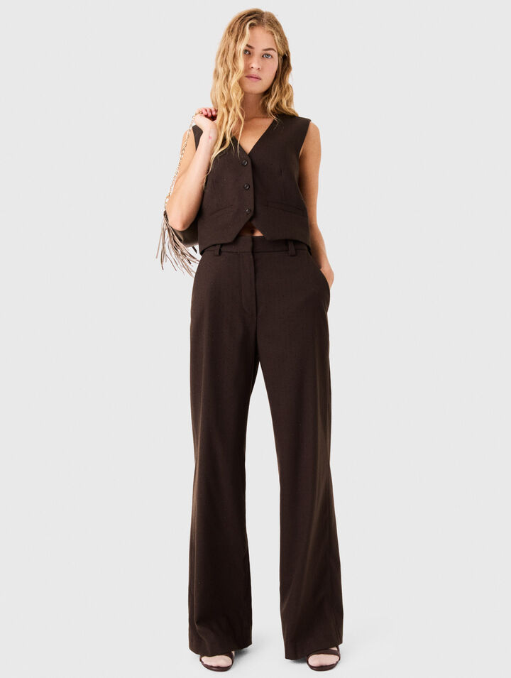 Rhinestone suit trousers