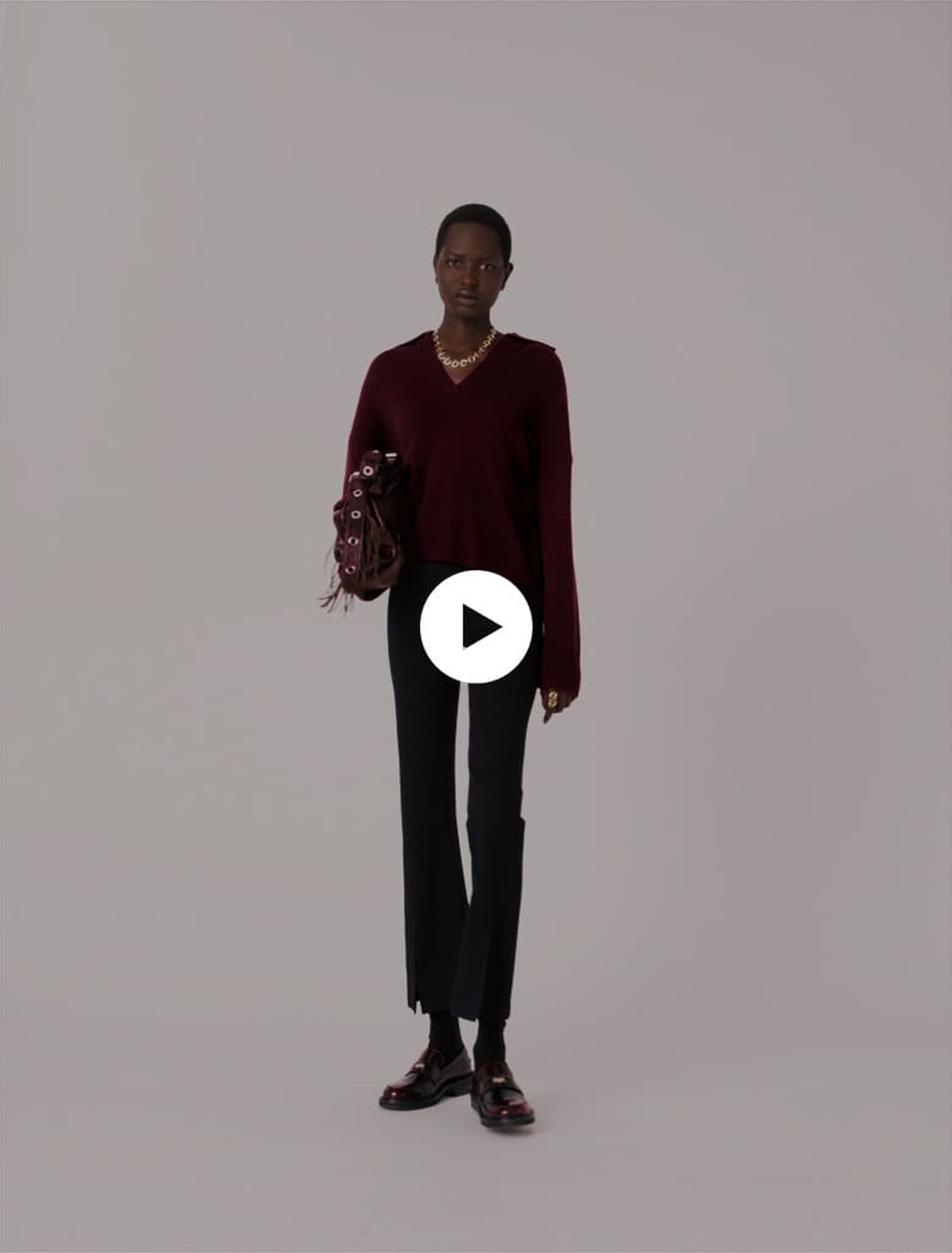 Slit trousers