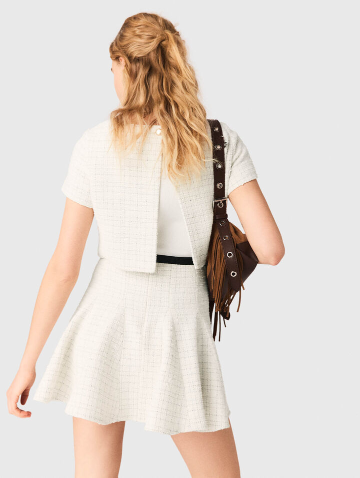 2-in-1 tweed dress