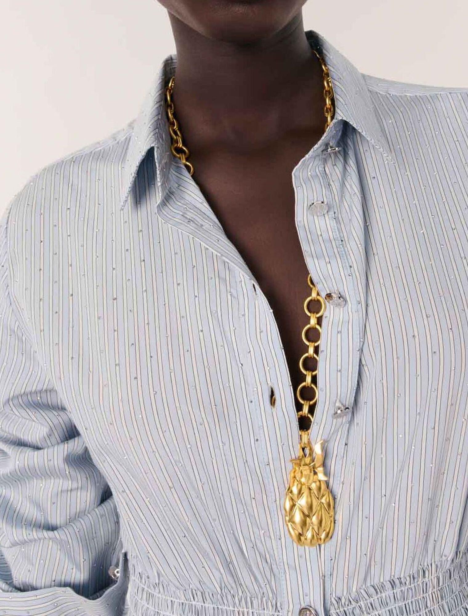 Pineapple long necklace