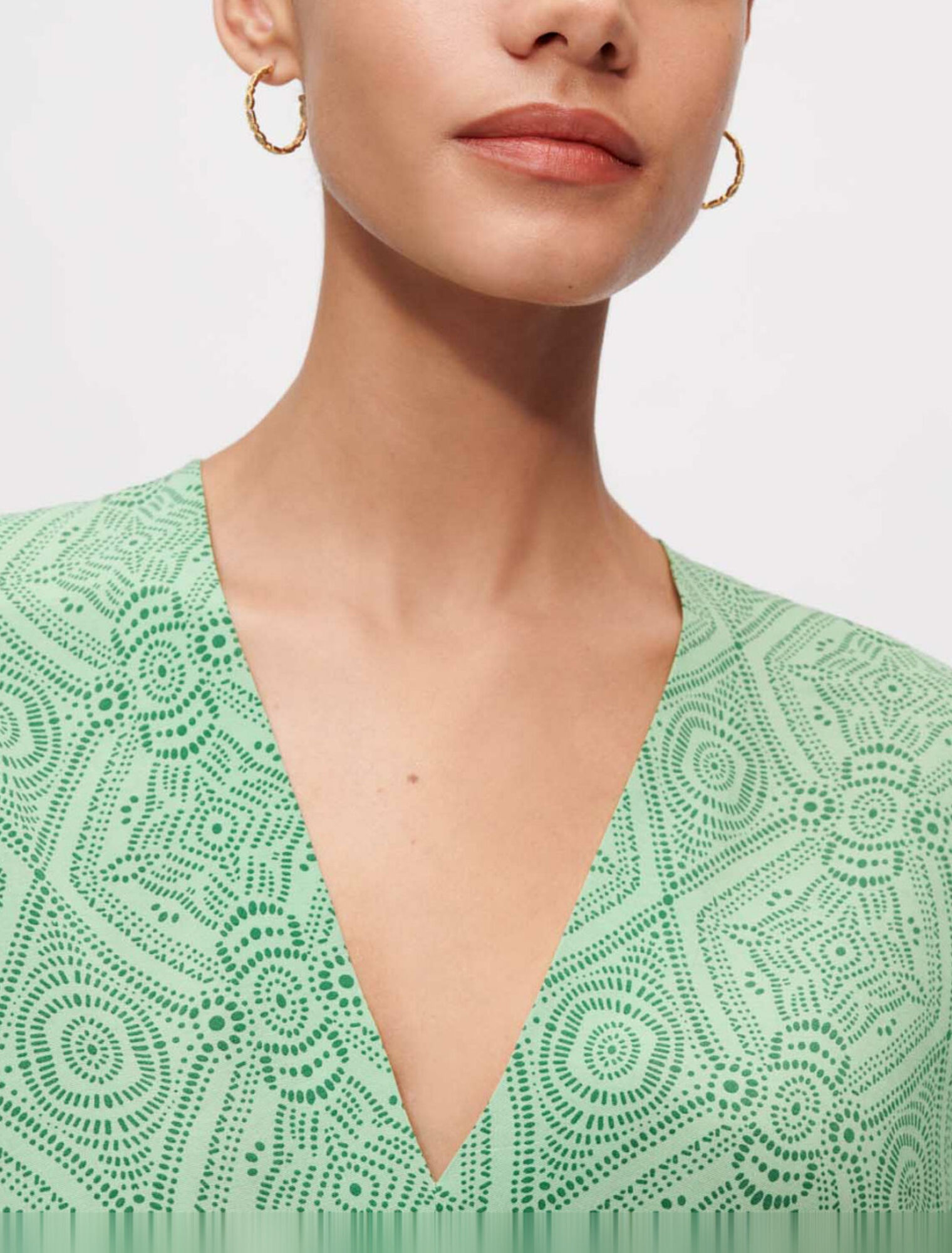 Fluid printed top