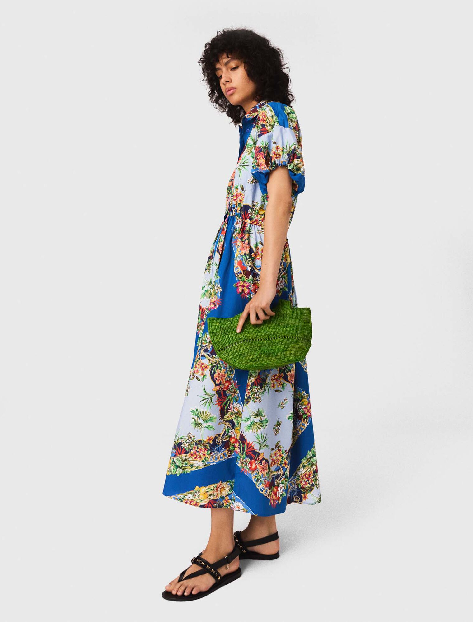 Patterned maxi dress