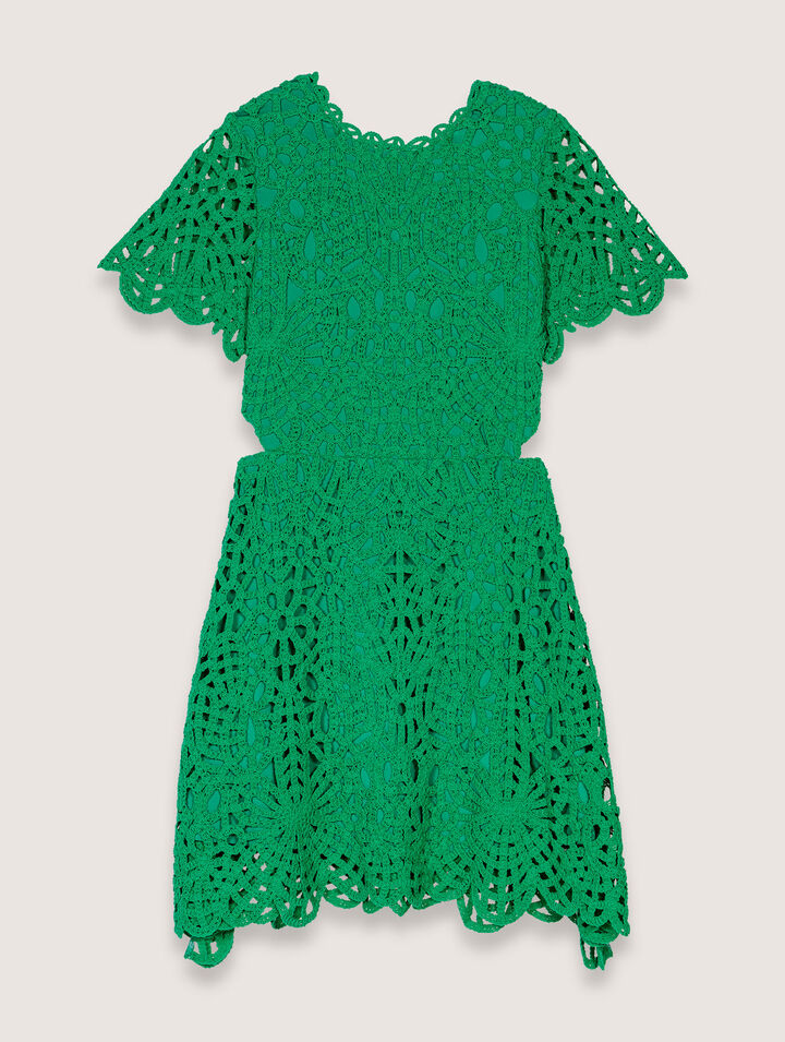 Short crochet dress