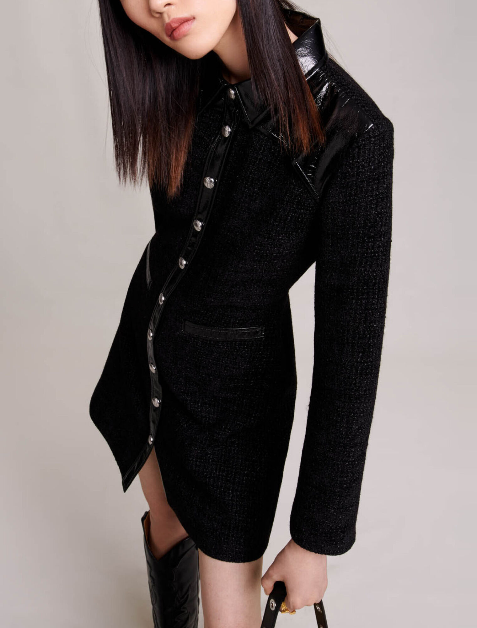 Short tweed dress