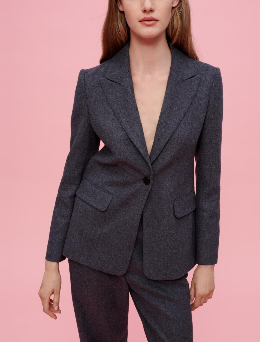 Grey flannel blazer 2025