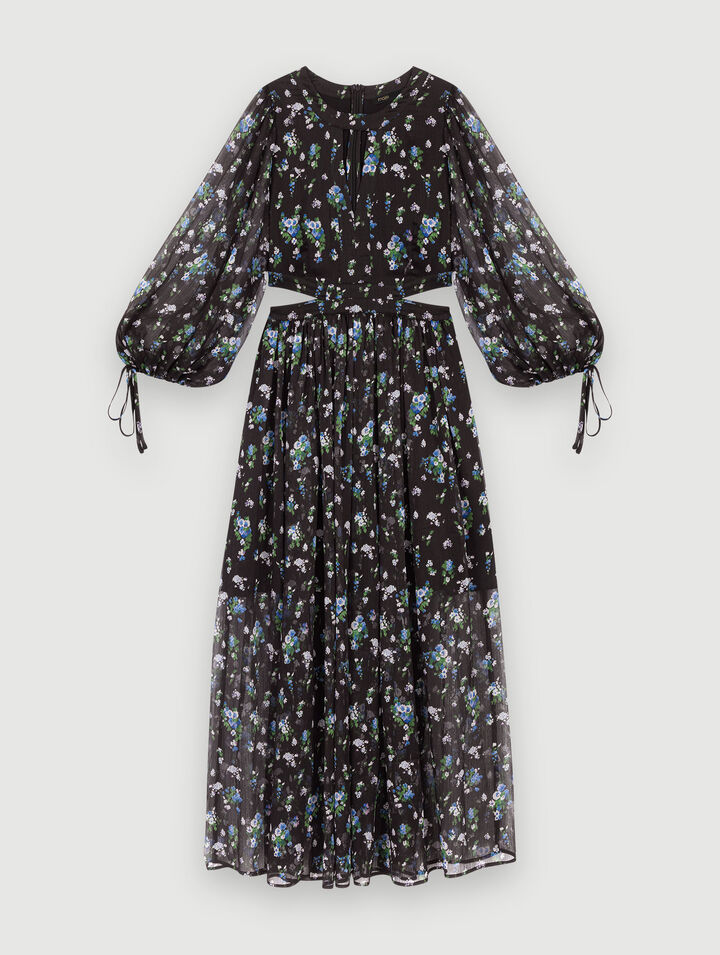 Long cut-out dress