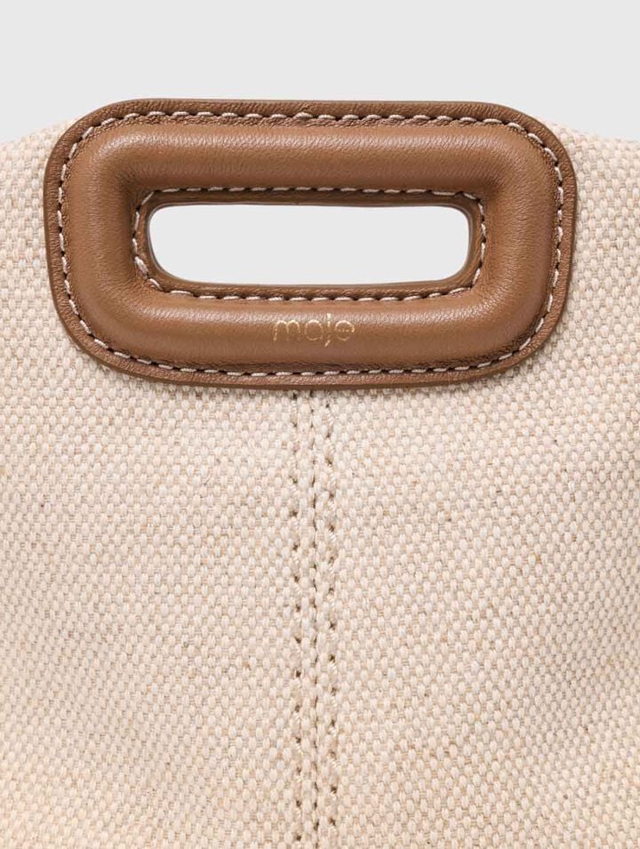 Canvas and leather Miss M Mini bag