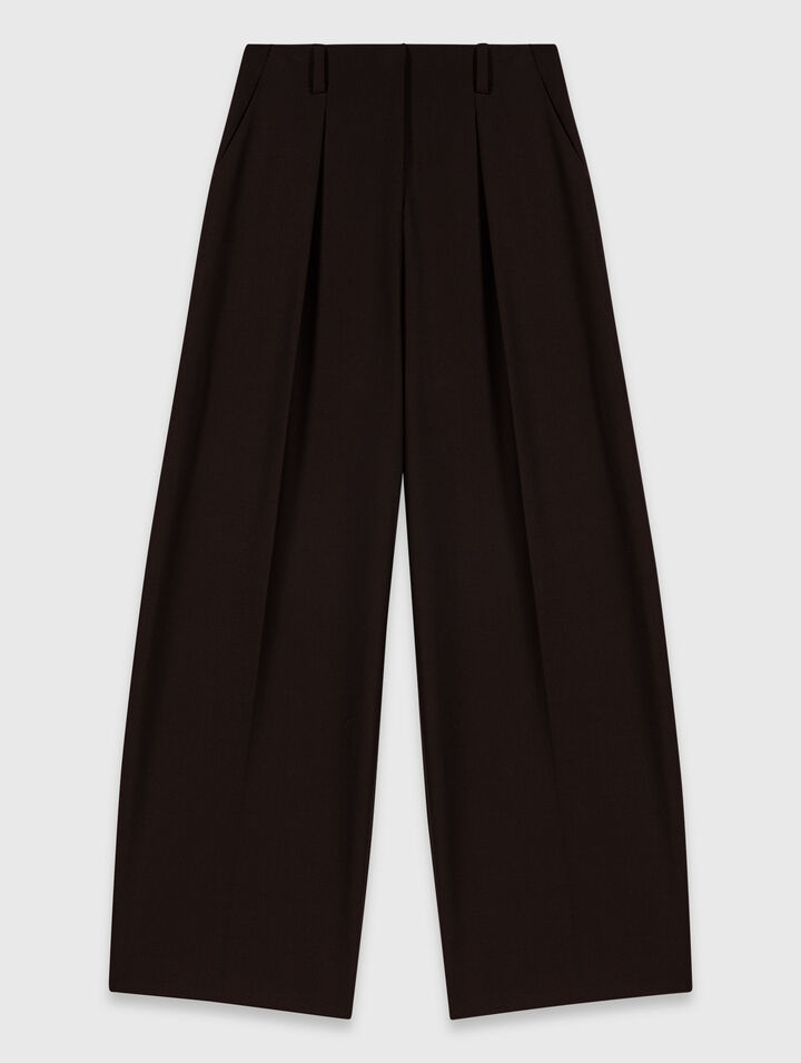 Balloon suit trousers