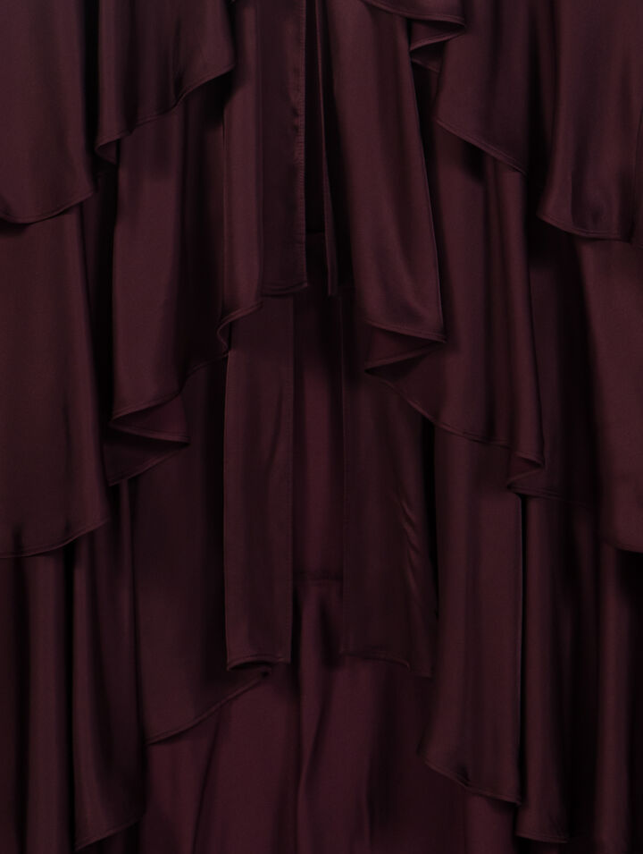 Ruffled maxi dress