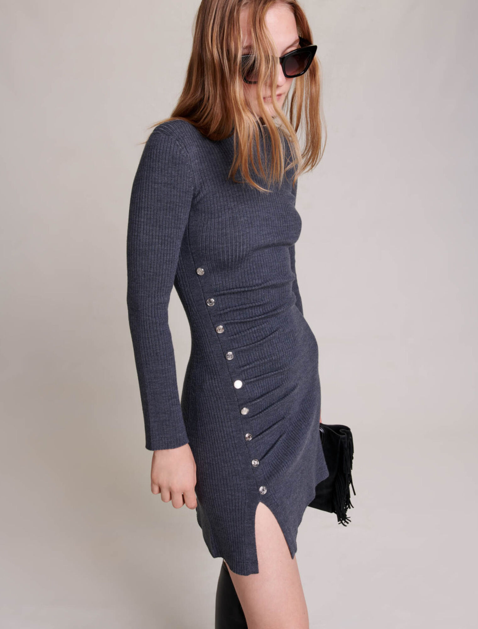 Short knit dress