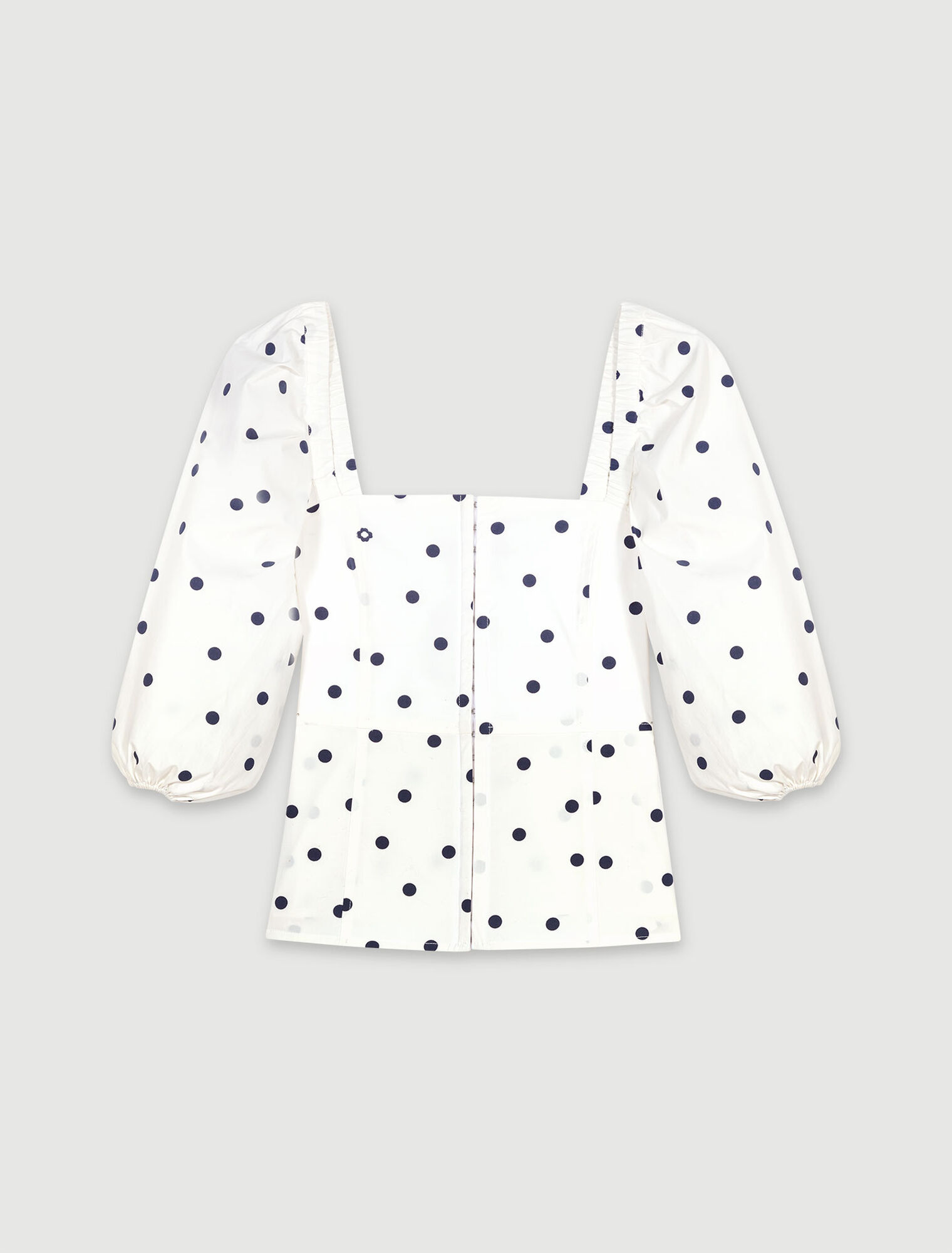 Puff-sleeved top