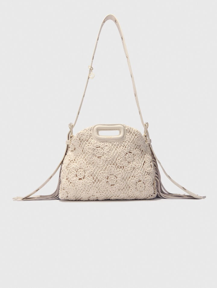 Crochet-knit mini Miss M bag