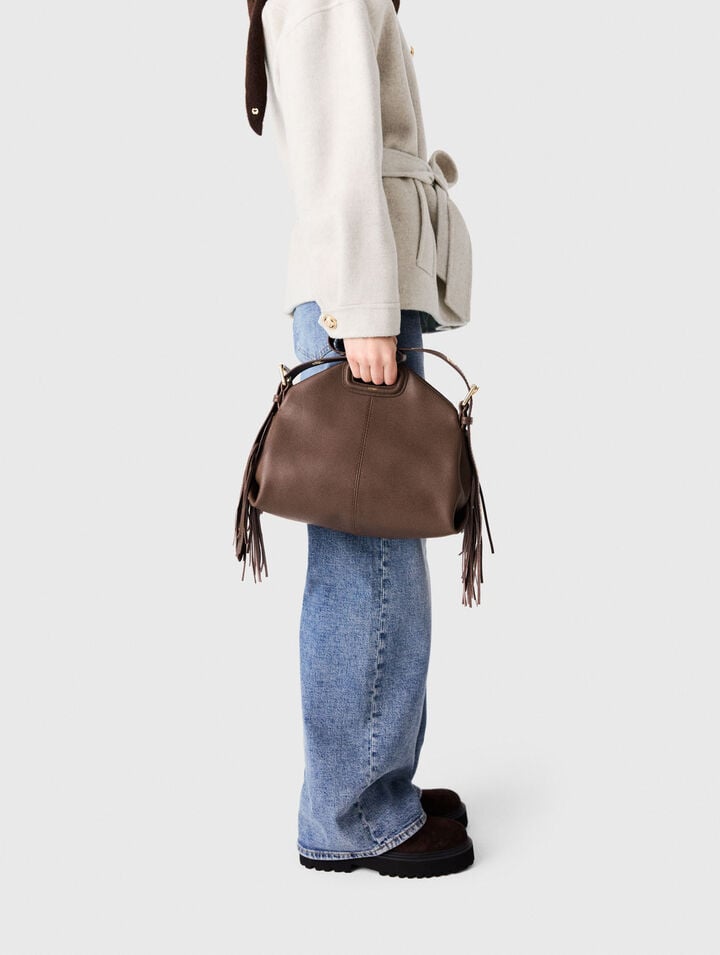 Grained leather Miss M bag
