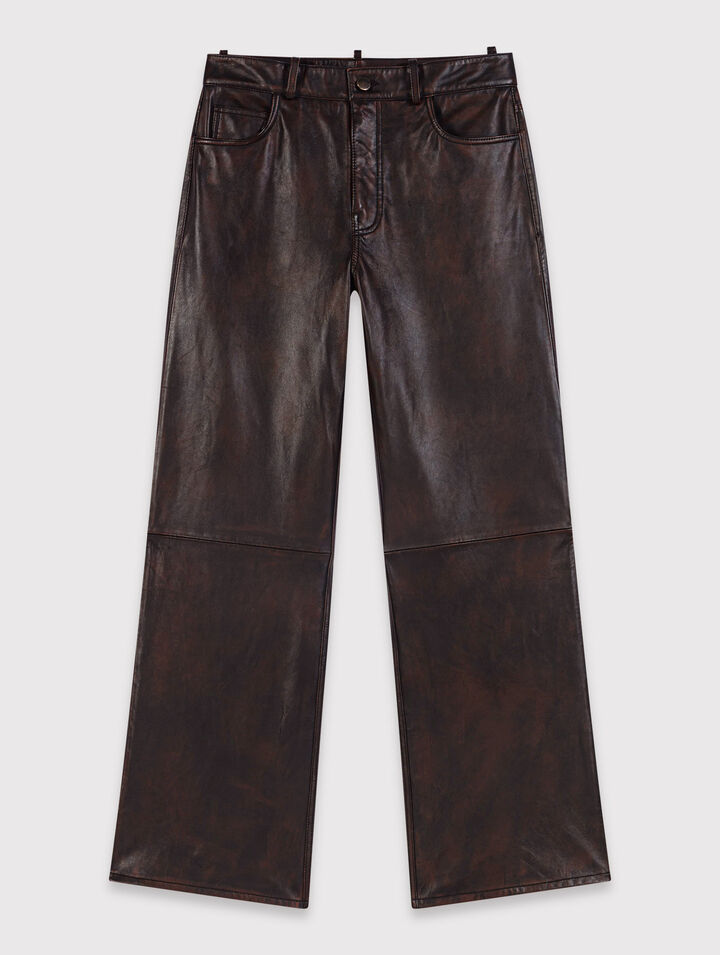 Leather trousers