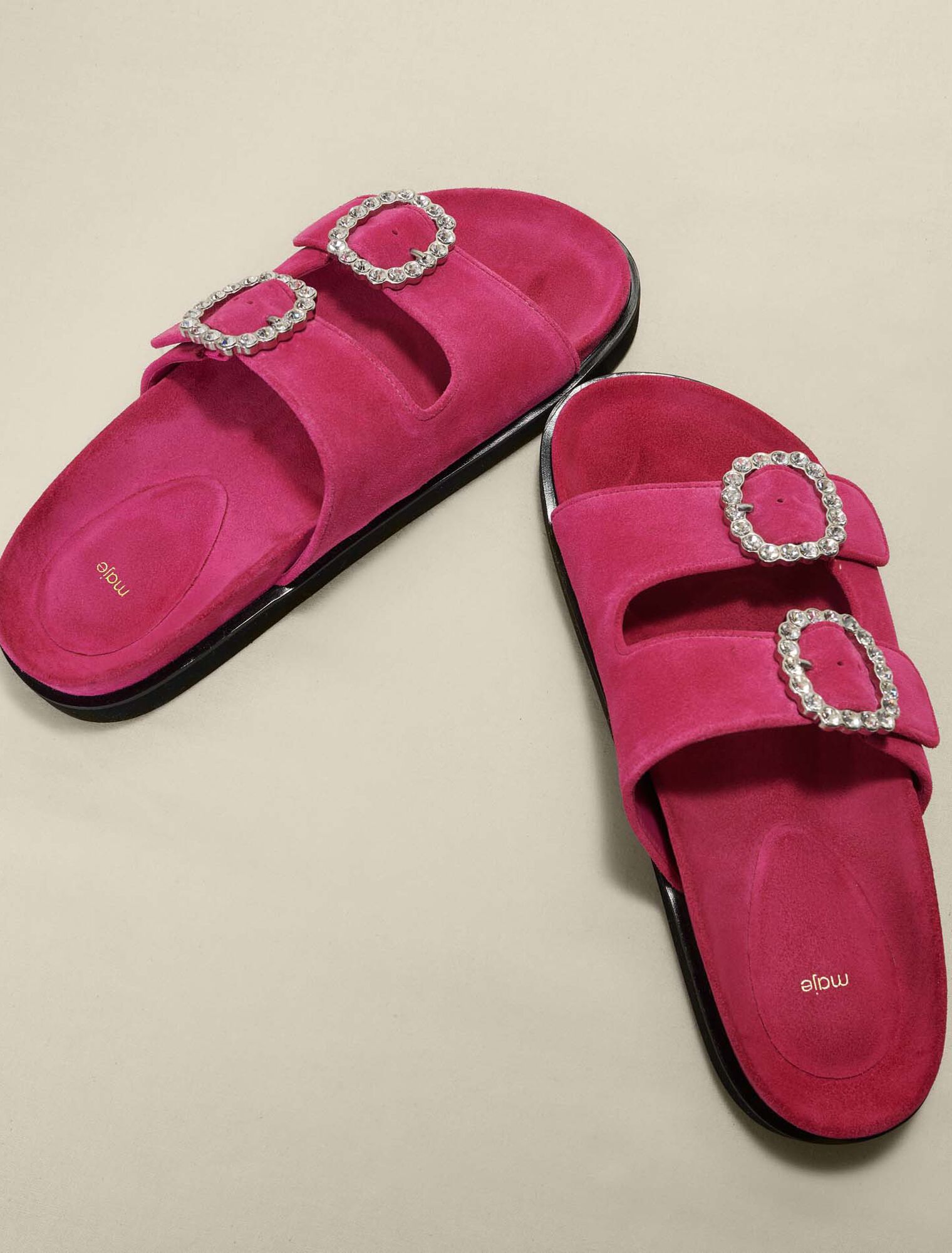 Diamanté platform sandals