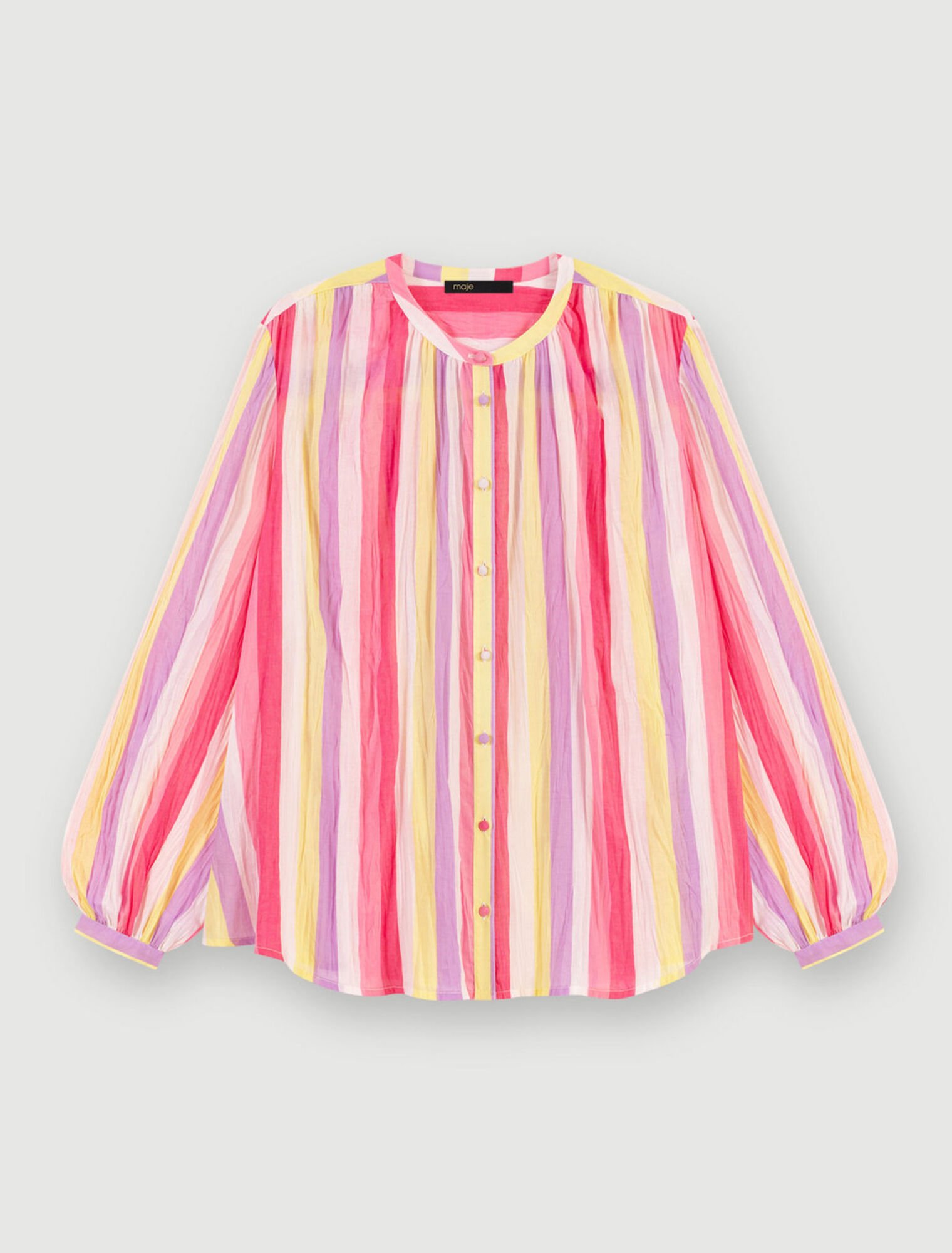 Oversized striped blouse