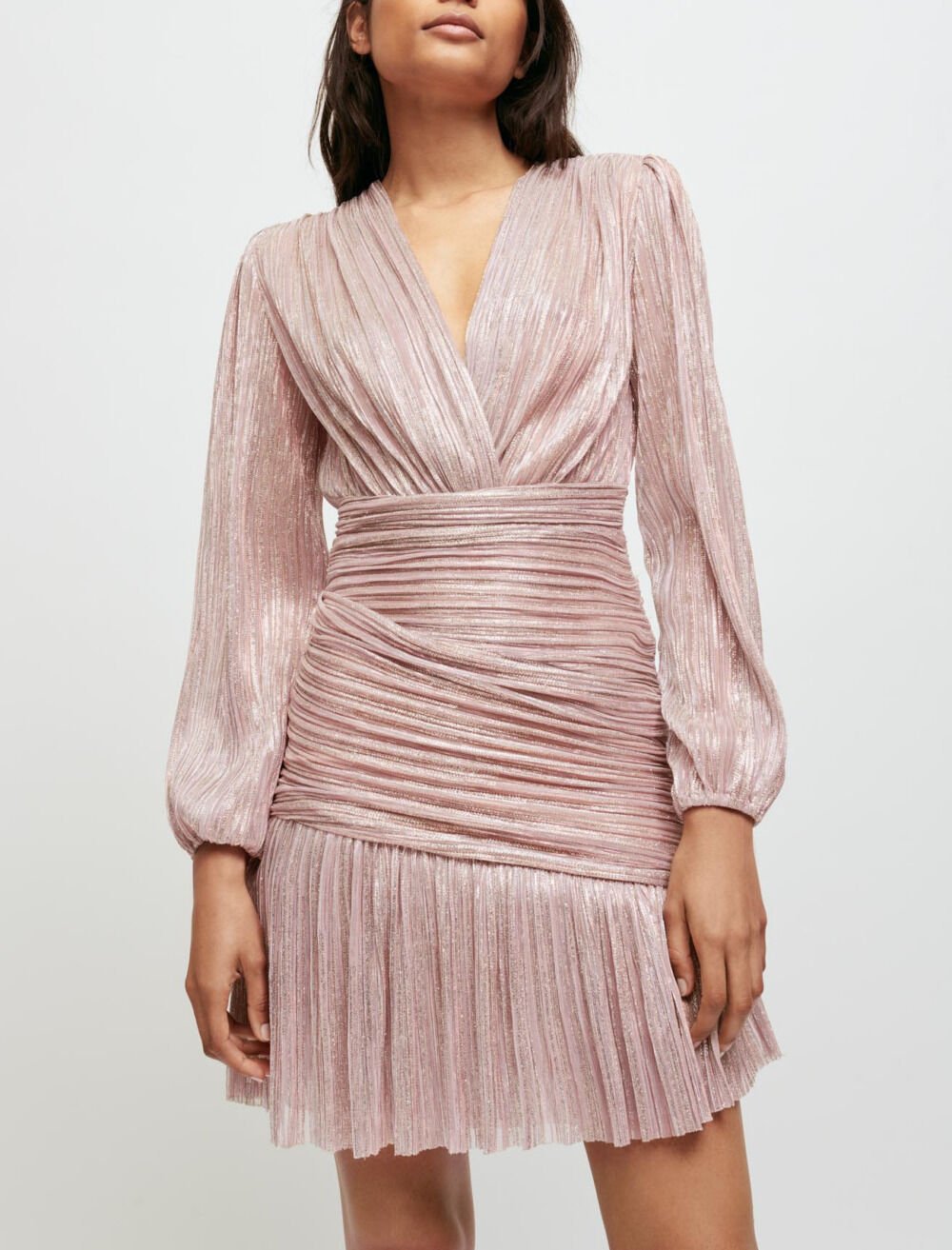 Maje robe paillette top