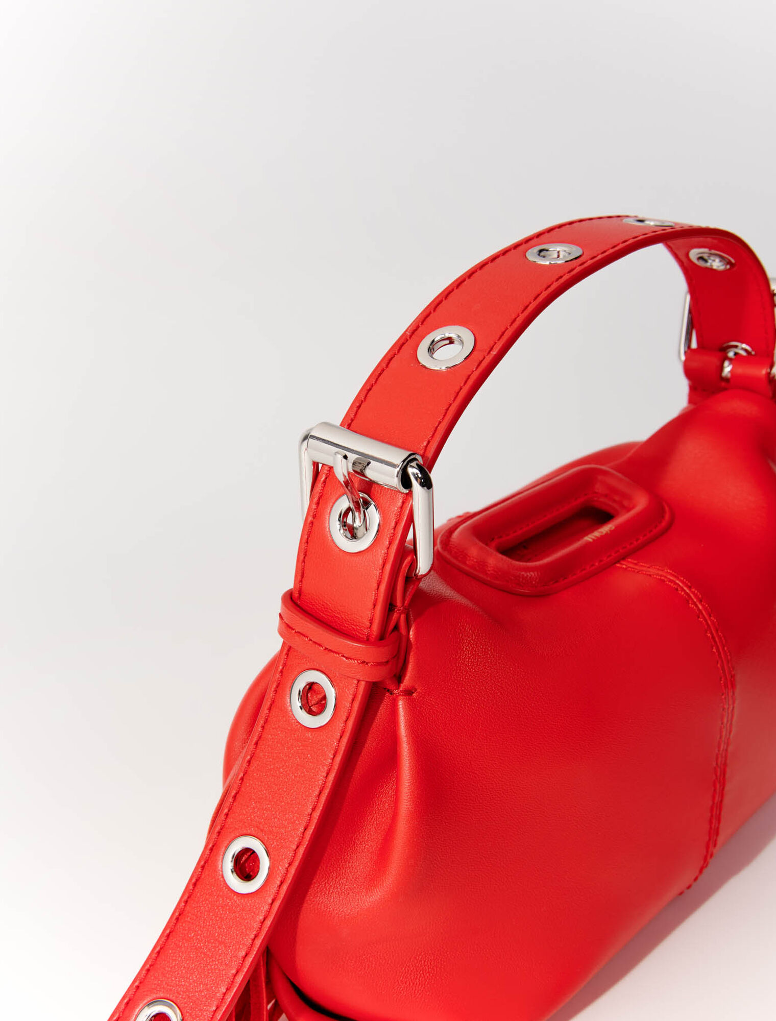 Plain leather mini Miss M bag