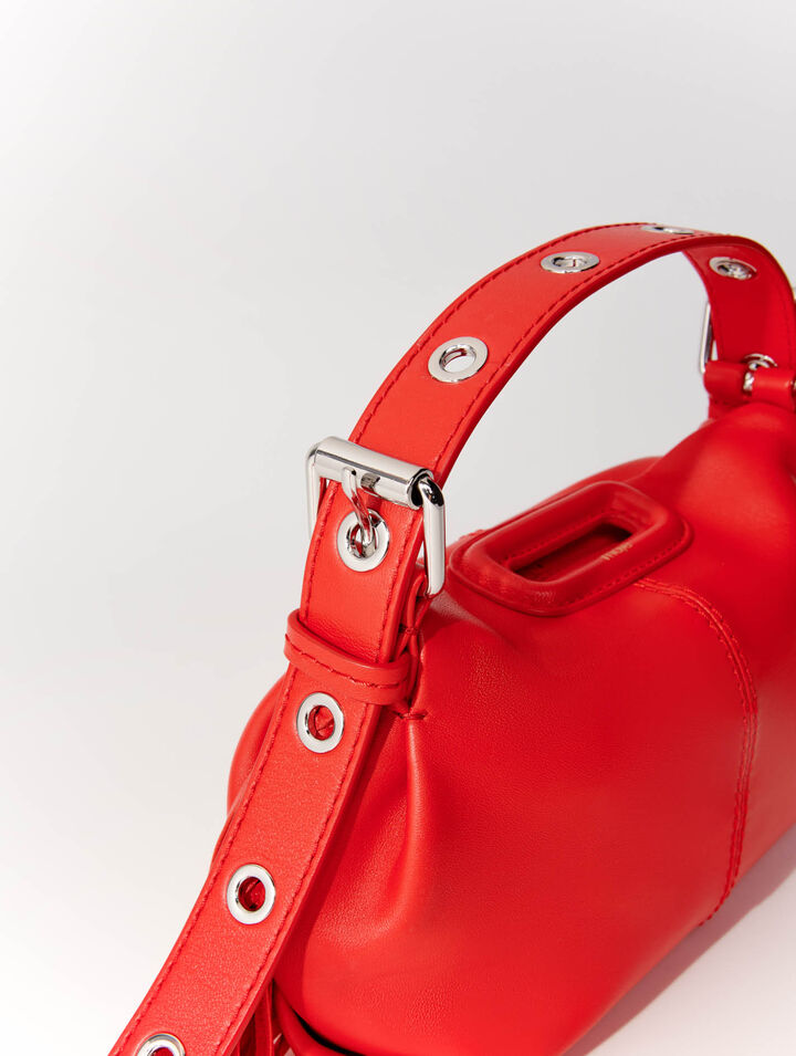 Plain leather mini Miss M bag
