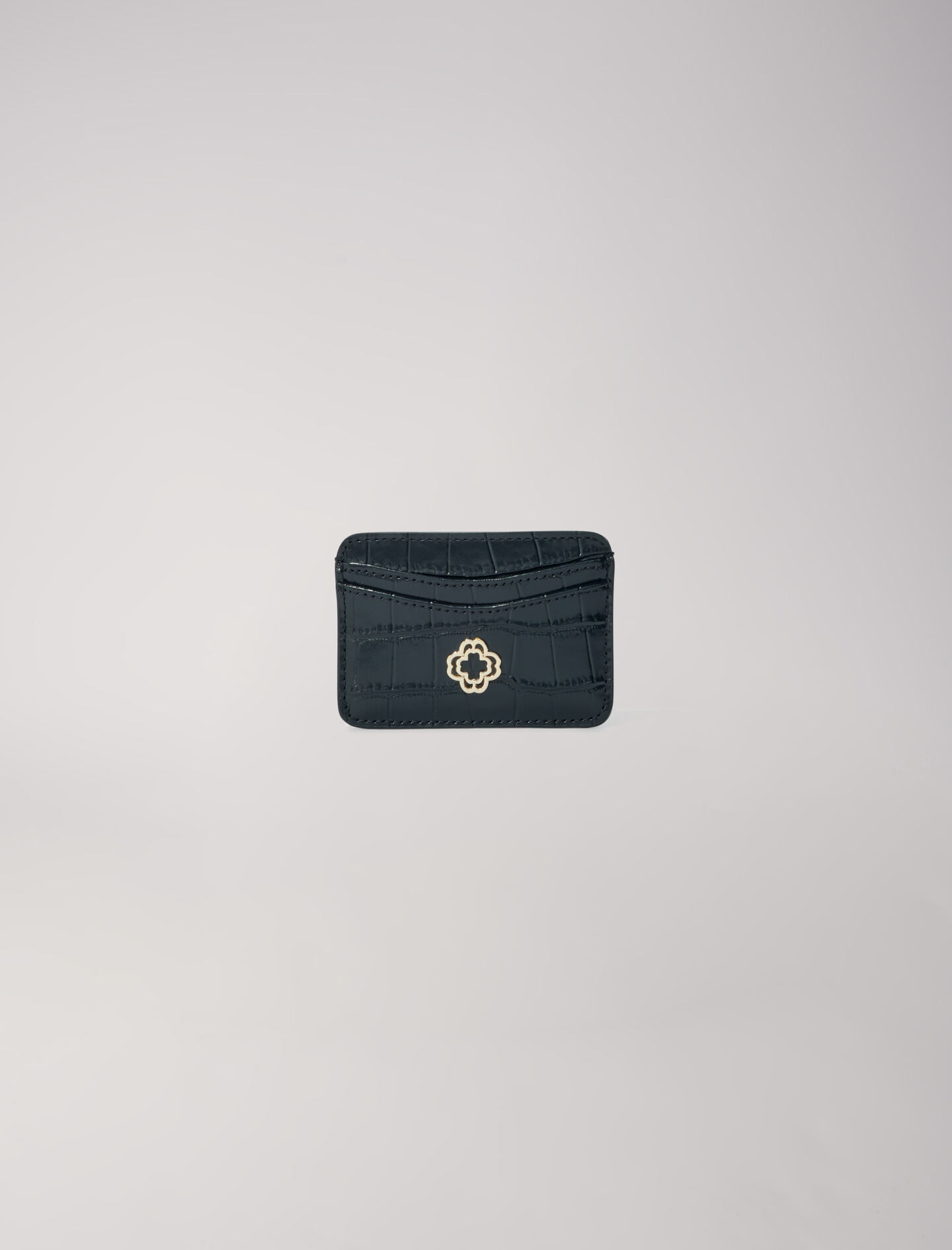 Crocodile card case discount