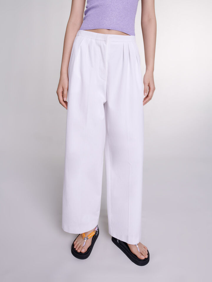 Wide-leg trousers