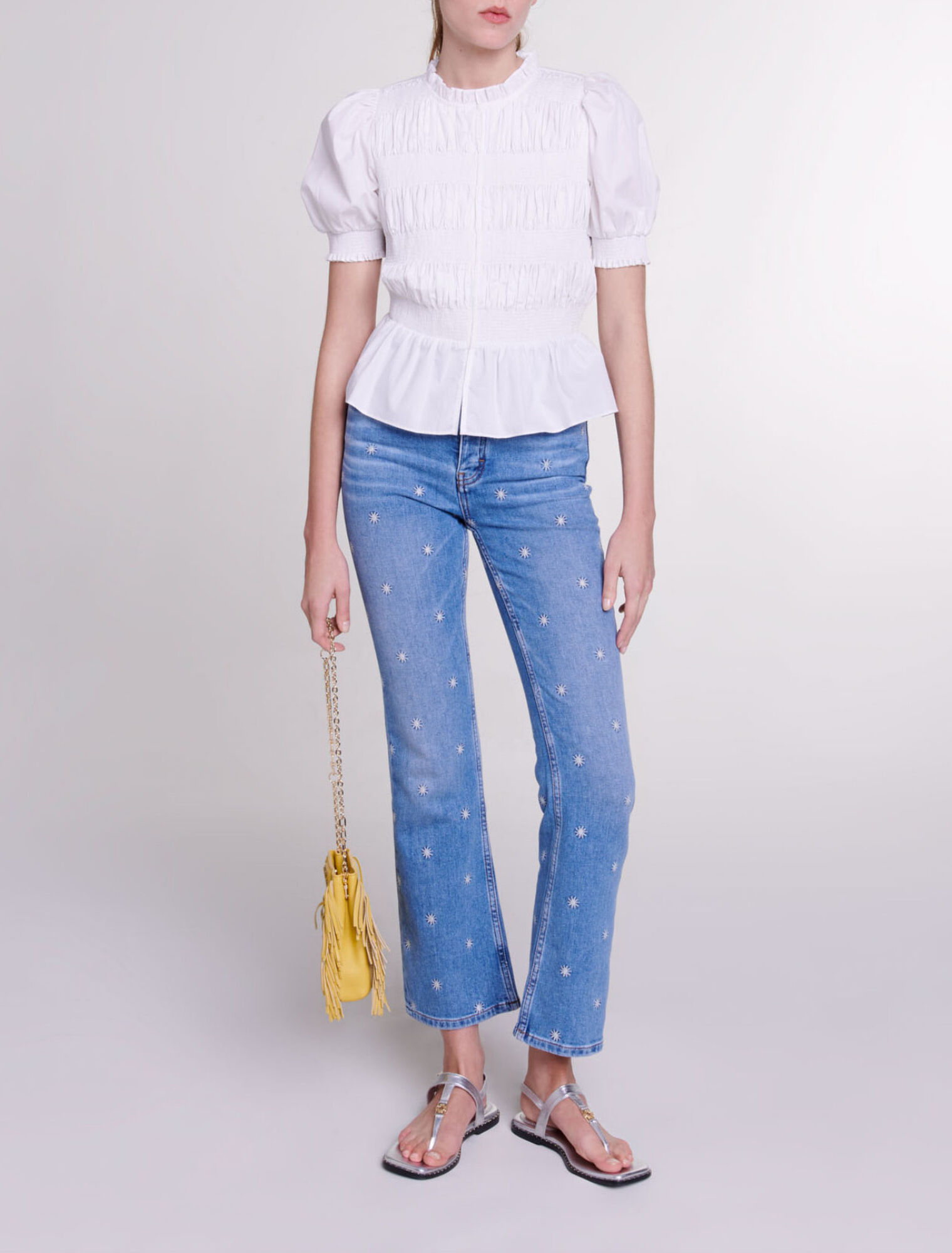 Embroidered jeans