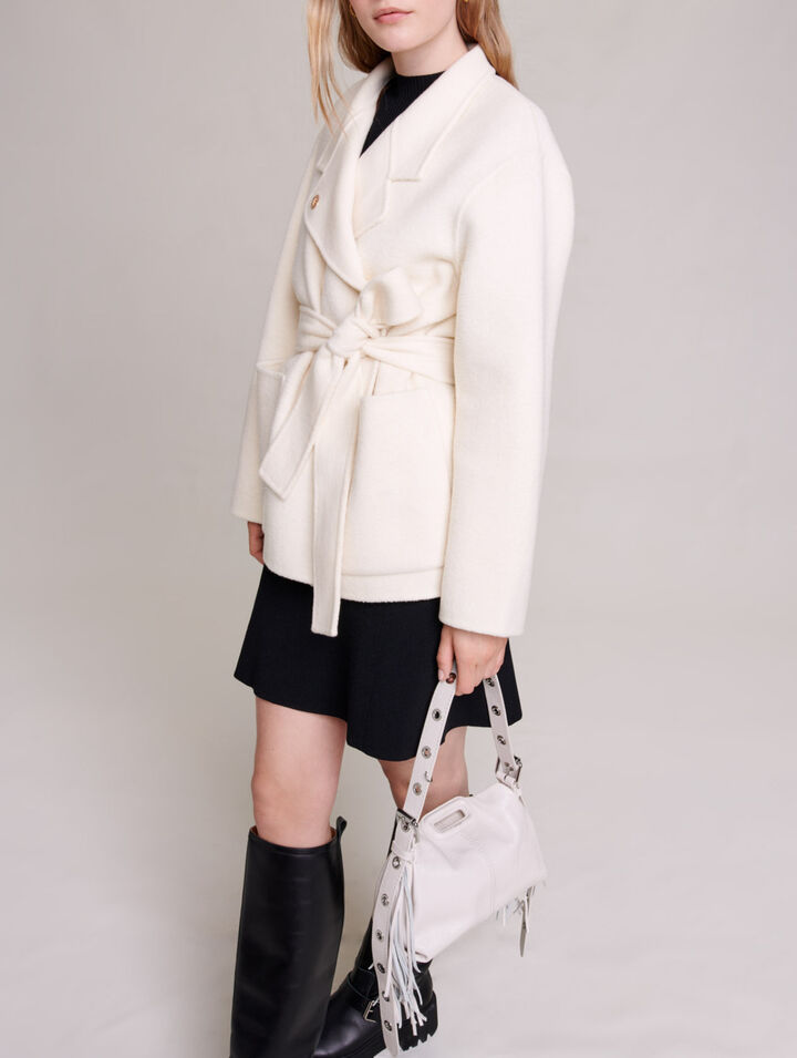 Structured wool jacket