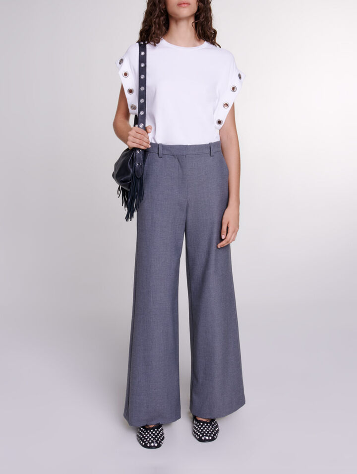 Wide-leg trousers