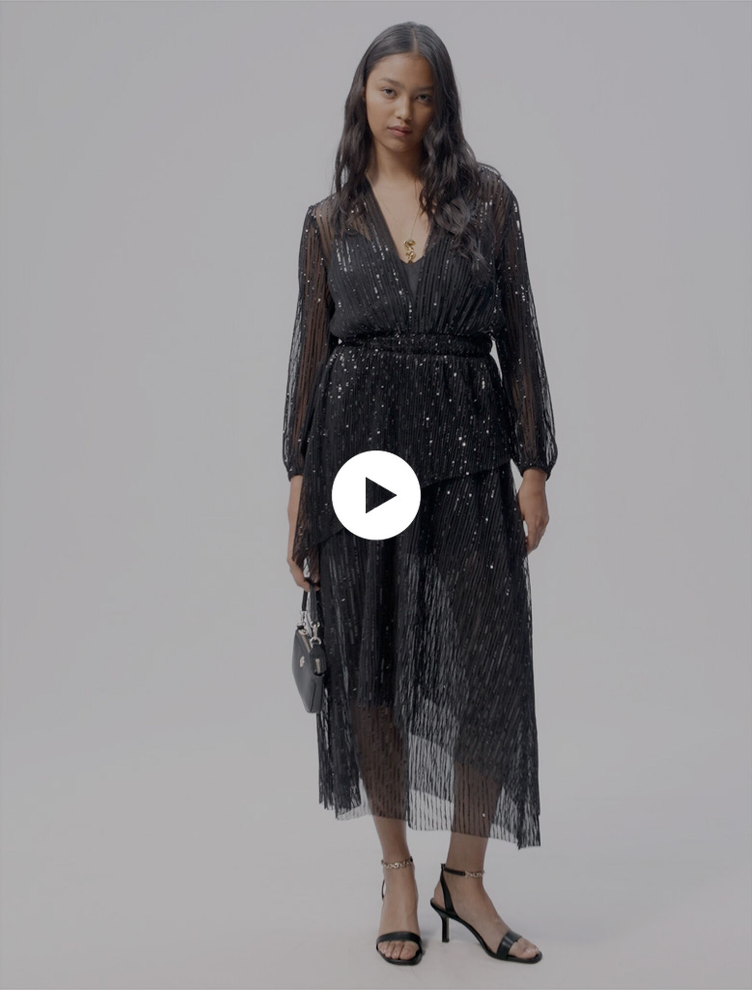Sequin maxi dress