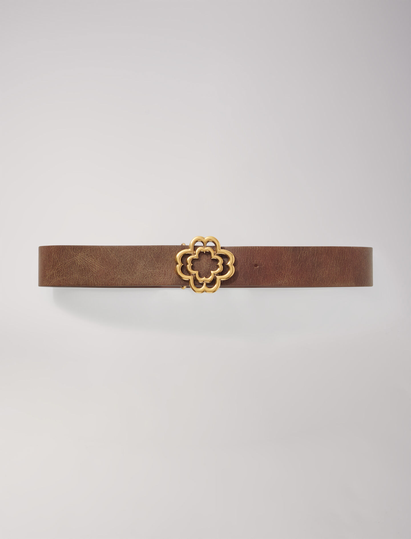Worn leather belt outlet