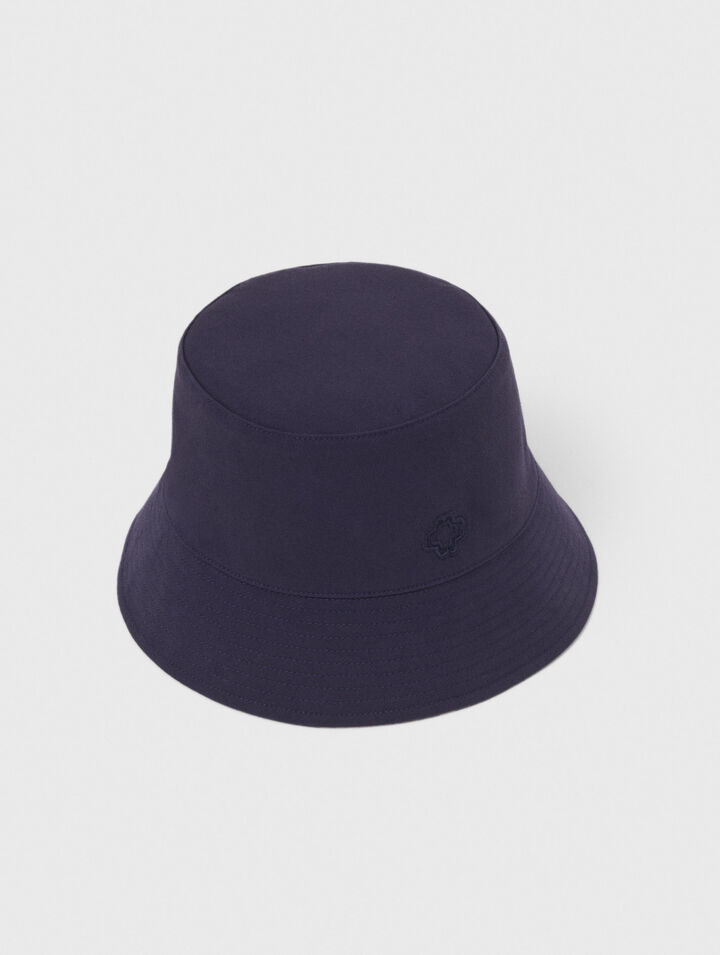 Reversible fruit print bucket hat