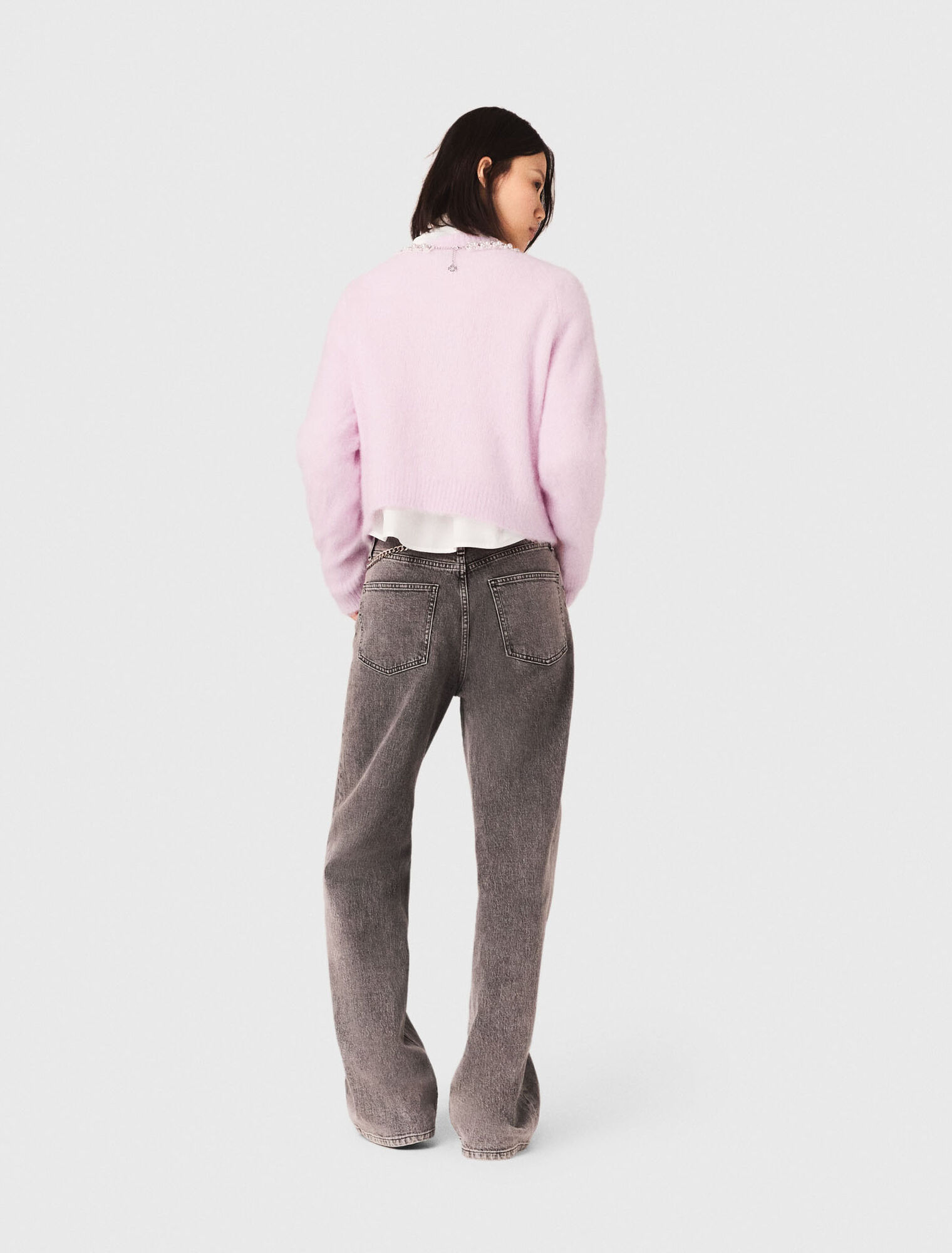 Removable jewel collar jumper