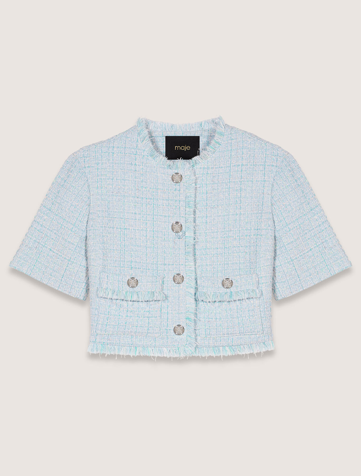 Short tweed jacket