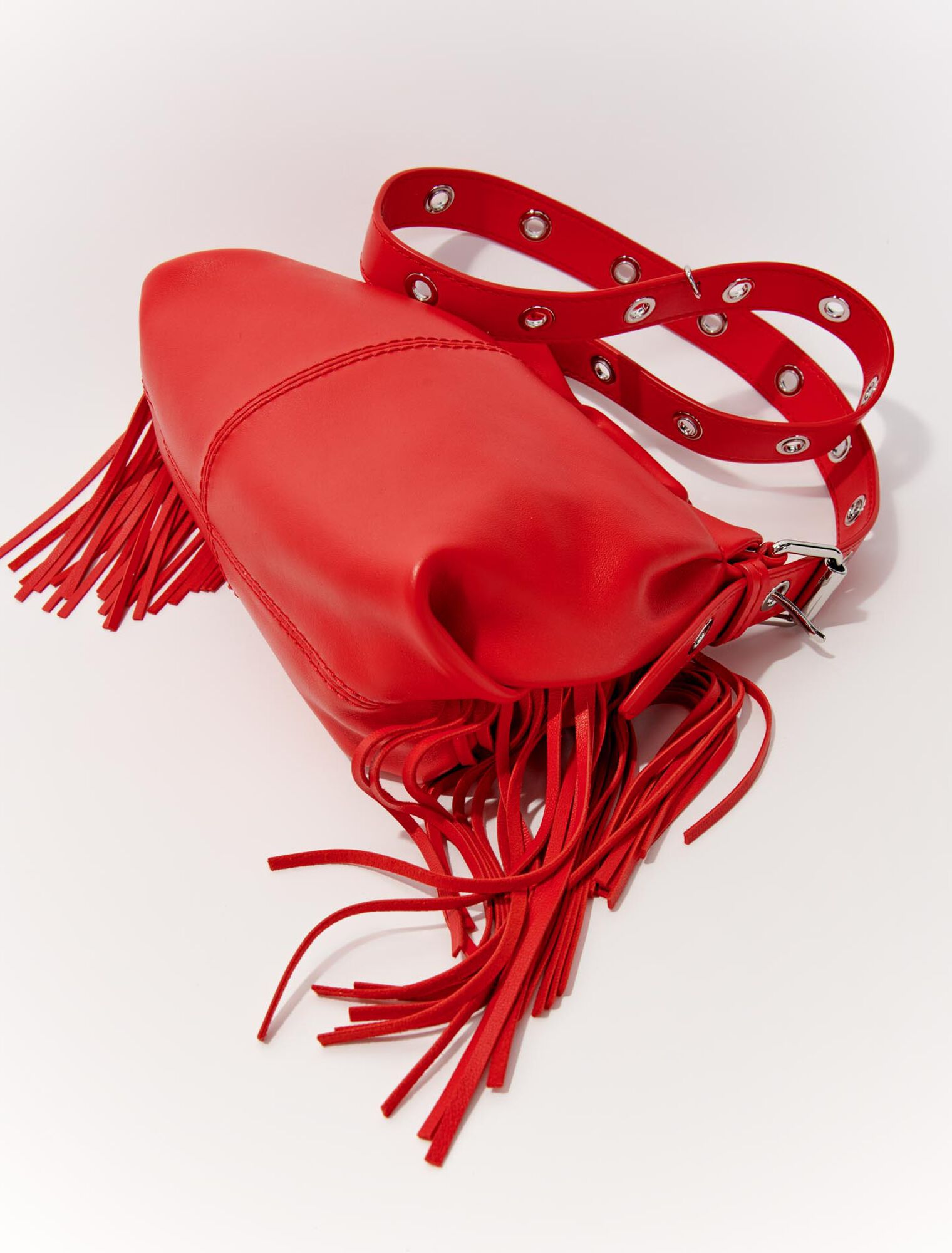 Plain leather mini Miss M bag