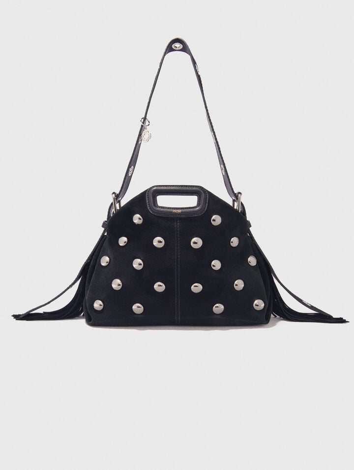 Miss M suede studded bag