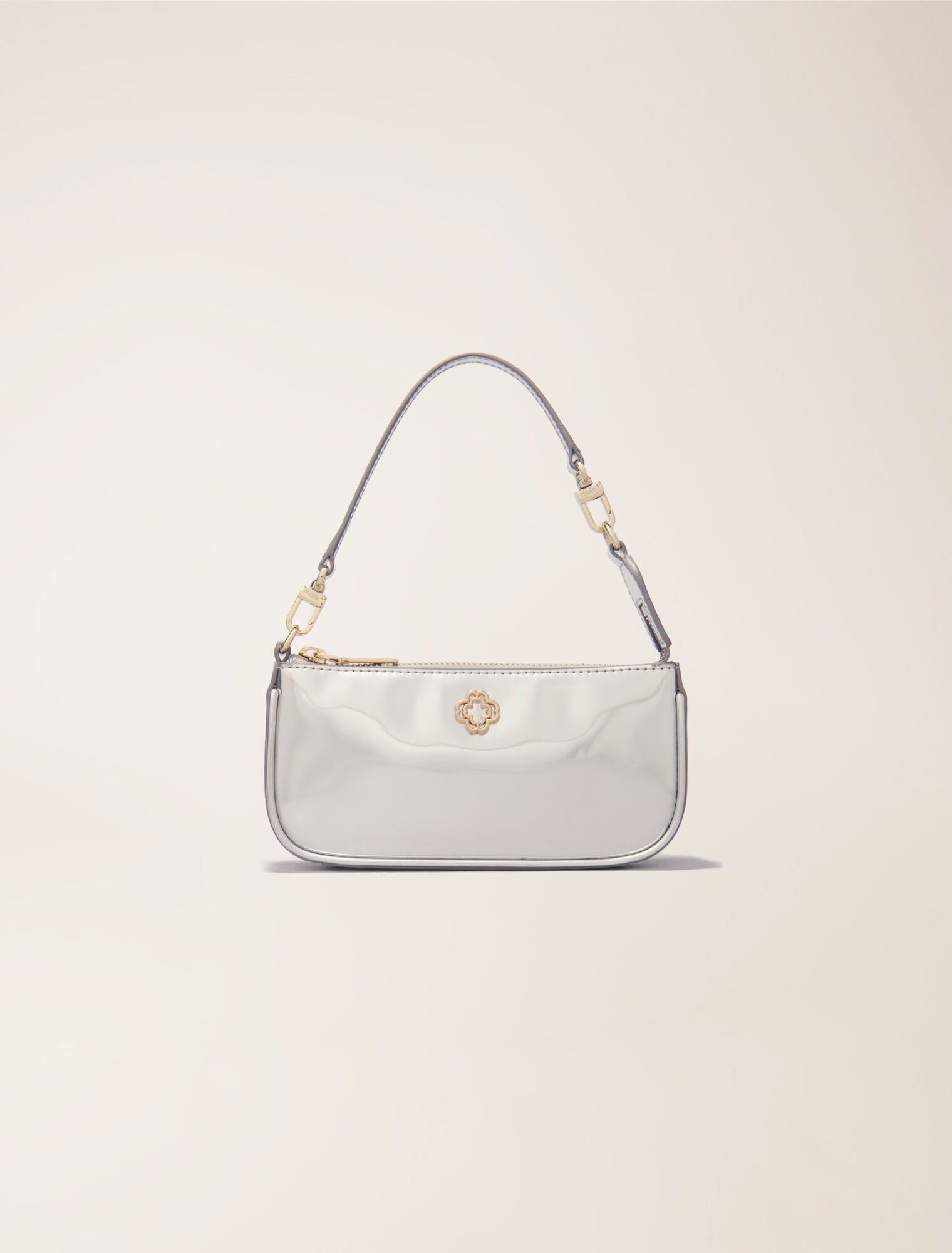Mirrored leather Sarah pouch