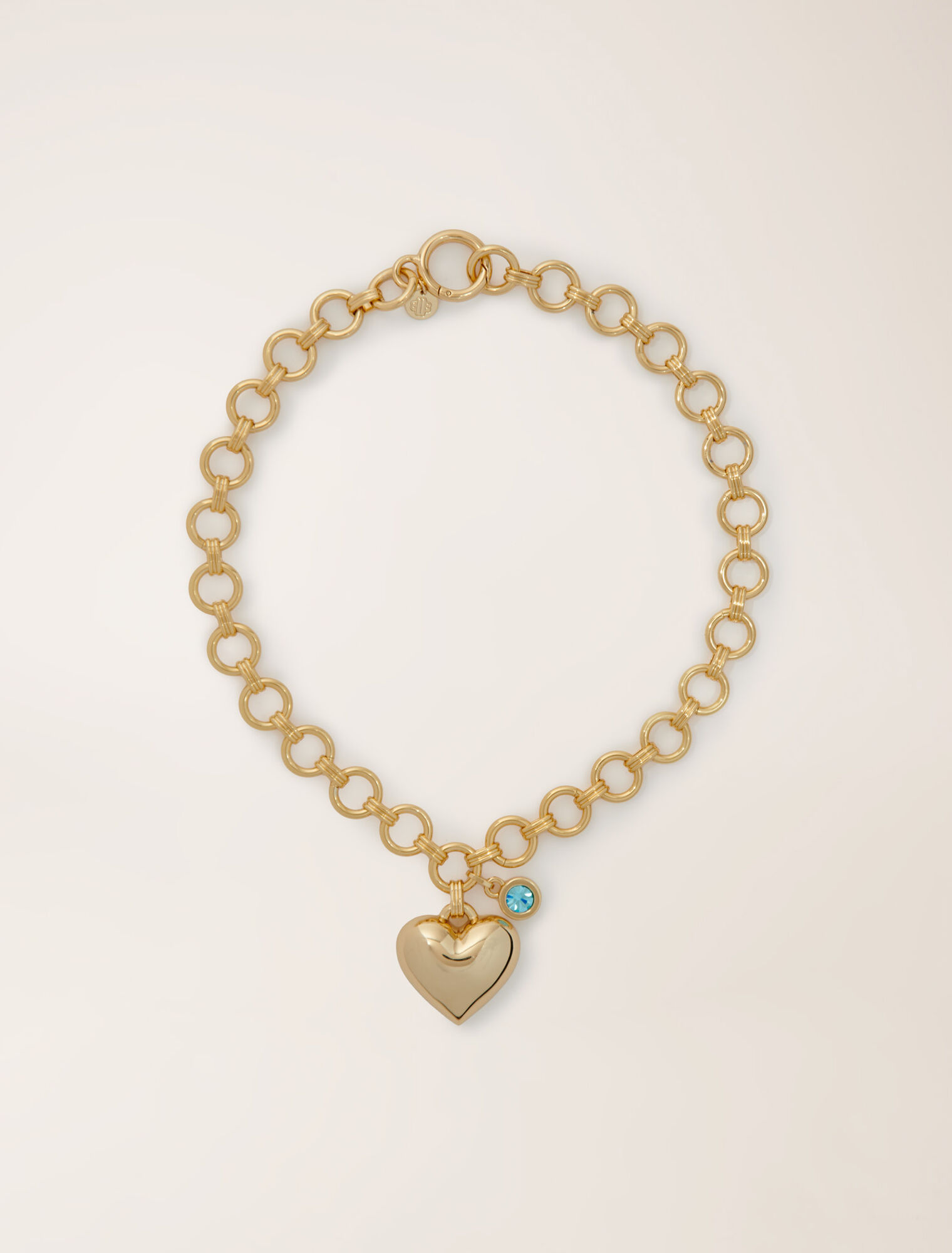 Gold heart necklace